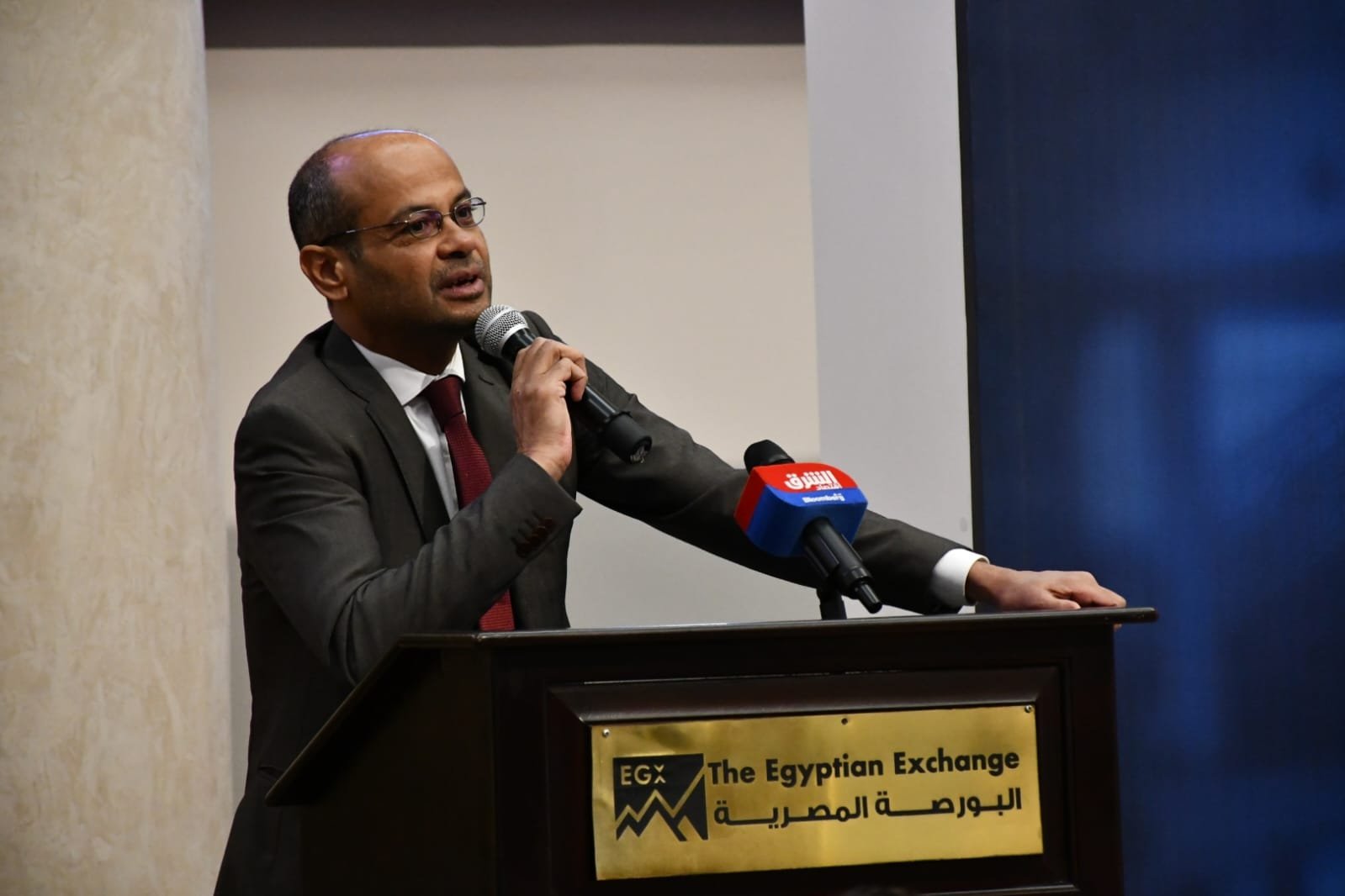 "أحمد الشيخ" رئيس البورصة المصرية