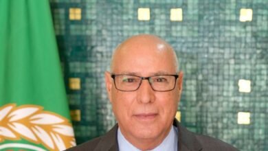السفير "أحمد رشيد خطابي" الأمين العام المساعد رئيس قطاع الاعلام والاتصال بالجامعة العربية