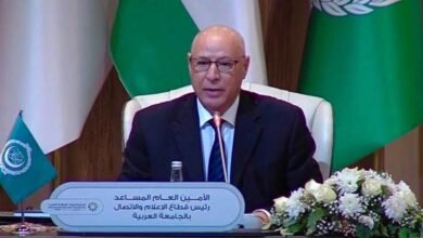 السفير "أحمد رشيد خطابي" الأمين العام المساعد ورئيس قطاع الإعلام والاتصال بجامعة الدول العربية