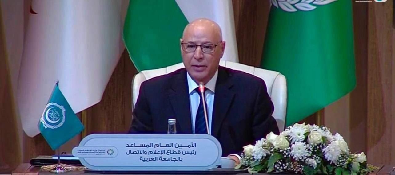 السفير "أحمد رشيد خطابي" الأمين العام المساعد ورئيس قطاع الإعلام والاتصال بجامعة الدول العربية