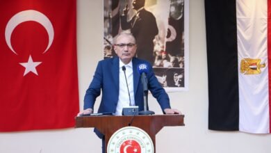 السفير التركي "صالح موطلو شن" بالقاهرة