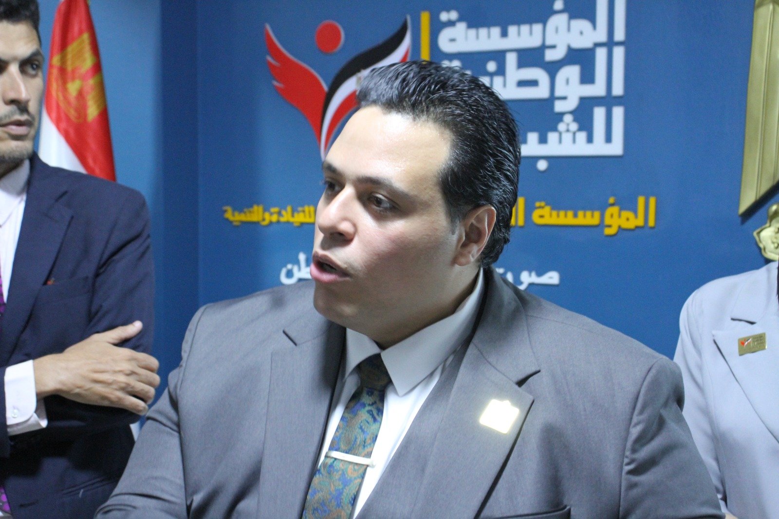 المستشار "عبد الرحمن محمود يوسف" رئيس مجلس أمناء المؤسسة الوطنية للشباب