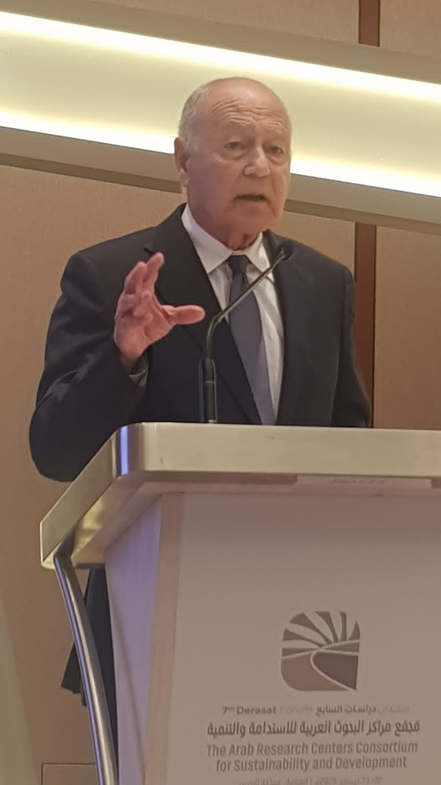 "أحمـد أبـو الغيـط" الأمين العام لجامعة الدول العربية