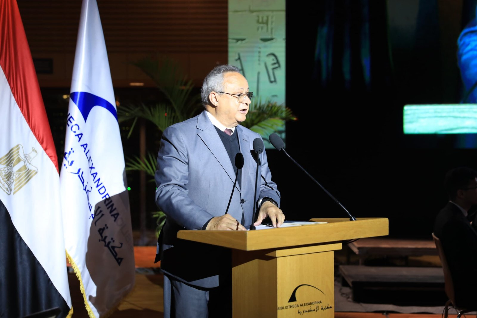 الدكتور أحمد زايد مدير مكتبة الإسكندرية