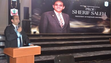 الأستاذ الدكتور شريف يوسف صالح رئيس جامعة بورسعيد