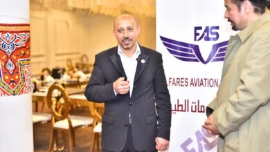 "محمود عبد الحميد شكري" رئيس مجلس إدارة شركة الفارس لخدمات الطيران "FAS"والرئيس التنفيذي