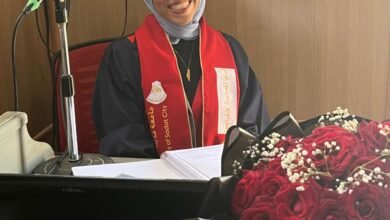 "يمنى ناصر" المعيدة بالمعهد العالي للدراسات النوعية بالهرم