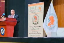 السفير "محند صالح لعجوزي" الأمين العام المساعد لجامعة الدول العربية - مدير عام الصندوق العربي للمعونة الفنية للدول الأفريقية