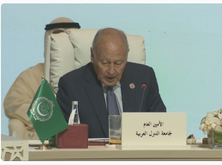 "أحمد أبو الغيط" الأمين العام لجامعة الدول العربية