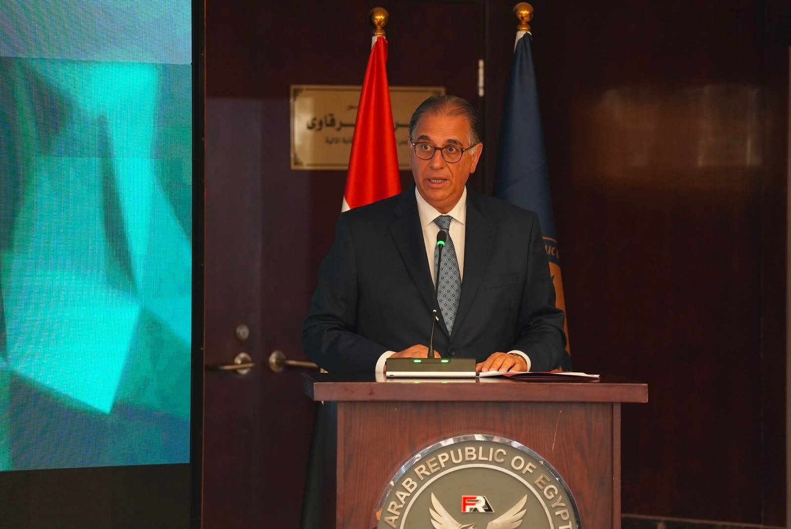 السفير "نبيل رياض حبشي" نائب وزير الخارجية والتعاون الدولي والمصريين بالخارج