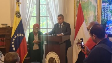 "ويلمر أومار بارينتوس" سفير فنزويلا بالقاهرة